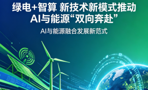 绿电 + 智算 新技术新模式推动 AI 与能源 “双向奔赴”