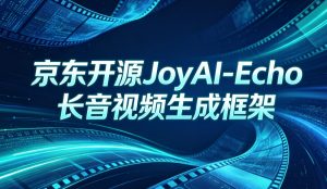京东开源 JoyAI-Echo 长音视频生成框架