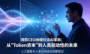 微软CEO纳德拉深度解读AI革命：突破Token资本桎梏，重塑人类能动性未来