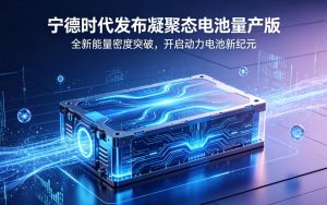 宁德时代正式发布麒麟凝聚态电池量产版 航空级技术开启乘用车超长续航新时代