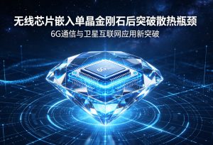 无线芯片嵌入单晶金刚石实现散热突破，助力 6G 与卫星通信发展