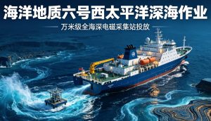 深海科考再传捷报！“海洋地质六号”实现我国深海电磁测量技术重大突破