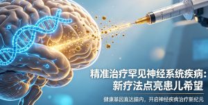 精准治疗罕见神经系统疾病获里程碑突破 新型基因疗法实现患儿脑部健康基因递送