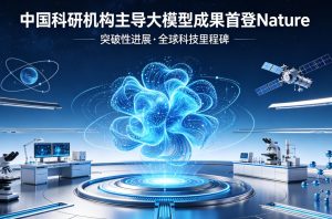 里程碑式突破！我国科研机构主导大模型成果首次登顶《自然》正刊