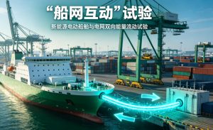 我国首次 “船网互动” 试验在连云港圆满完成 水上移动储能打通新型电力系统海洋新场景