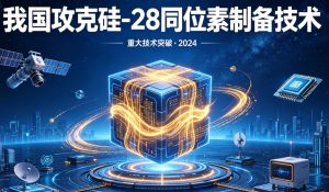 重大突破！丰度稳定 99.99%！我国自主攻克量子芯片核心硅 – 28 同位素关键制备技术