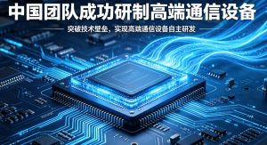 研制成功！中国团队破解高端通信设备核心难题 实现全链条自主可控