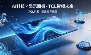 AI浪潮重塑显示产业价值 面板龙头TCL科技迎来价值重估新机遇