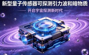 新型量子传感器实现技术突破 可精准探测引力波与暗物质信号