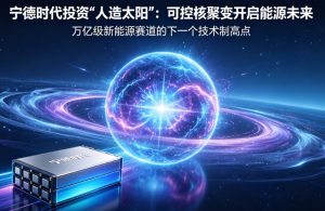 宁德时代豪赌 “人造太阳”，锚定终极能源，开启万亿零碳能源新棋局