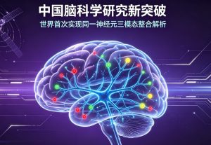全球首创！中国科学家实现同一神经元三模态整合解析 脑科学底层技术实现跨越式突破
