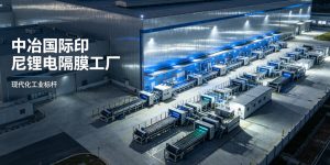 中冶国际落子印尼纬达贝工业园 承建印尼最大锂电隔膜生产基地