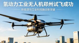 河南首架氢动力工业无人机郑州试飞成功 氢能低空经济实现省内零的突破
