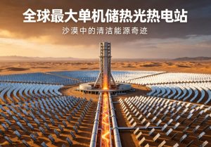 全球单机储热容量最大光热电站正式开工 我国长时光热储能再树世界标杆
