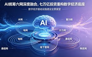 AI 统筹六网深度融合 七万亿全域投资全面重构数字经济核心底座