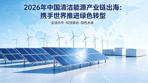 全链出海、绿联全球｜2026 中国清洁能源产业链深度赋能世界绿色能源转型