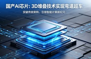 国产 AI 芯片开辟全新赛道：3D 堆叠立体集成技术实现算力弯道超车