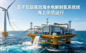 攻克海水制氢工程化瓶颈 大连化物所百千瓦级高效海水电解制氢系统海上风电示范稳定运行