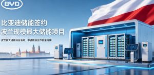 2.4GWh 重磅落地！比亚迪储能签约波兰 Siedlce 项目，打造该国最大储能电站