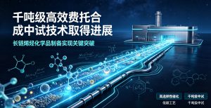 千吨级高效费托合成富含长链烯烃化学品中试技术取得关键突破 破解高端化工原料 “卡脖子” 难题