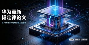 华为更新韬定律 V2 论文 首次完整披露逻辑折叠全套工艺参数 后摩尔时代芯片演进路线实证落地