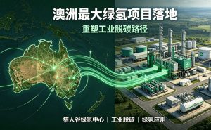 澳洲最大绿氢项目落地重塑工业脱碳路径