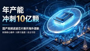 年产能冲刺 10 亿颗 国产高频滤波芯片撕开海外垄断 射频核心器件实现全链条自主可控