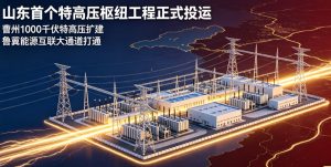 “十五五” 山东首个特高压枢纽工程正式投运 曹州 1000 千伏特高压扩建打通鲁冀能源互联大通道