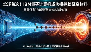 全球首次！IBM 联合科研团队实现量子计算机核聚变材料完整分子模拟