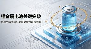 我国高校攻克电解液关键难题 锂金属电池实现增能延寿新突破