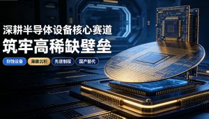 深耕半导体设备核心赛道，筑牢高稀缺技术壁垒 国产装备企业持续攻坚产业链自主可控
