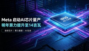 Meta启动自研Iris AI芯片量产布局 明年算力翻倍至14吉瓦夯实AI发展底座