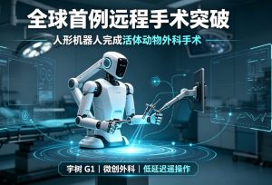 全球技术里程碑！远程操控宇树 G1 人形机器人完成全球首例活体动物外科手术，成果刊发《Nature》