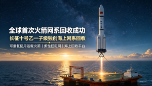 全球首次运载火箭网系回收实现！央视深度揭秘长征十号乙一子级独创回收原理