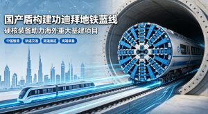 中国智造再拓海外版图 国产盾构集群赋能迪拜地铁蓝线工程高效掘进