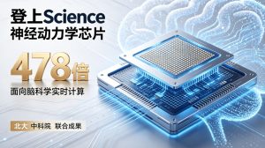 国产芯片重大突破！北大、中科院联合研发神经动力学芯片登顶《Science》，脑建模任务最高较 A100 提速 478 倍