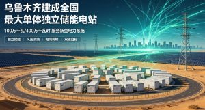 戈壁巨型 “充电宝” 正式投运！乌鲁木齐建成全国最大单体独立储能电站