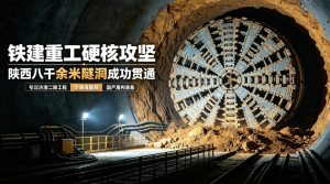 铁建重工硬核攻坚八千米隧洞！陕西引汉济渭少陵塬隧洞顺利贯通
