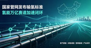 国家管网重磅发布成套输氢标准 打通储运关键堵点 氢能万亿产业加速闭环