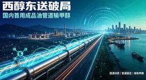 西醇东送实现重大技术破局！国内首次采用成品油长输管道顺序输送甲醇试验圆满成功