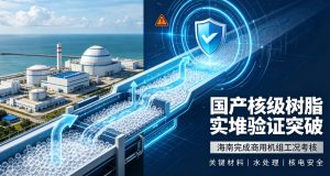 自主核级树脂海南完成商用实堆验证 我国核电关键材料实现全链条自主可控