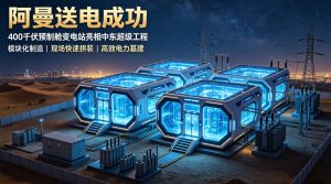 中国出口最高电压等级预制舱变电站阿曼顺利送电 积木式装配式方案重塑中东电力建设速度