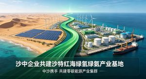 沙中企业携手落地沙特红海绿氢绿氨一体化产业基地 共筑中东零碳能源出口枢纽