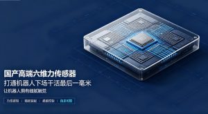 国产高端六维力传感器实现全面突破 打通机器人落地实操最后一毫米