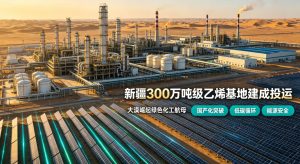 大漠崛起绿色化工航母 新疆 300 万吨级乙烯基地全面建成投运