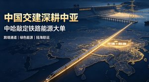 中国交建深耕中亚市场 中哈重磅敲定铁路能源战略合作大单