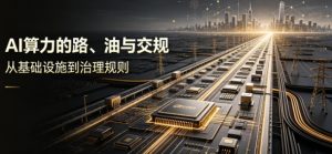 AI 算力的路、油与交规：产业进阶需要网络底座、能源供给与制度规则协同共进