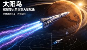 英国初创企业打造 “太阳鸟” 核聚变太空拖船，火星航行时间有望直接减半