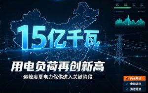 全国用电负荷冲破 15 亿千瓦 迎峰度夏电力保供持续刷新历史纪录