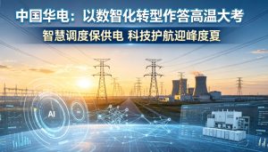 中国华电以数智化转型作答高温大考时代命题 科技赋能筑牢迎峰度夏电力保供防线